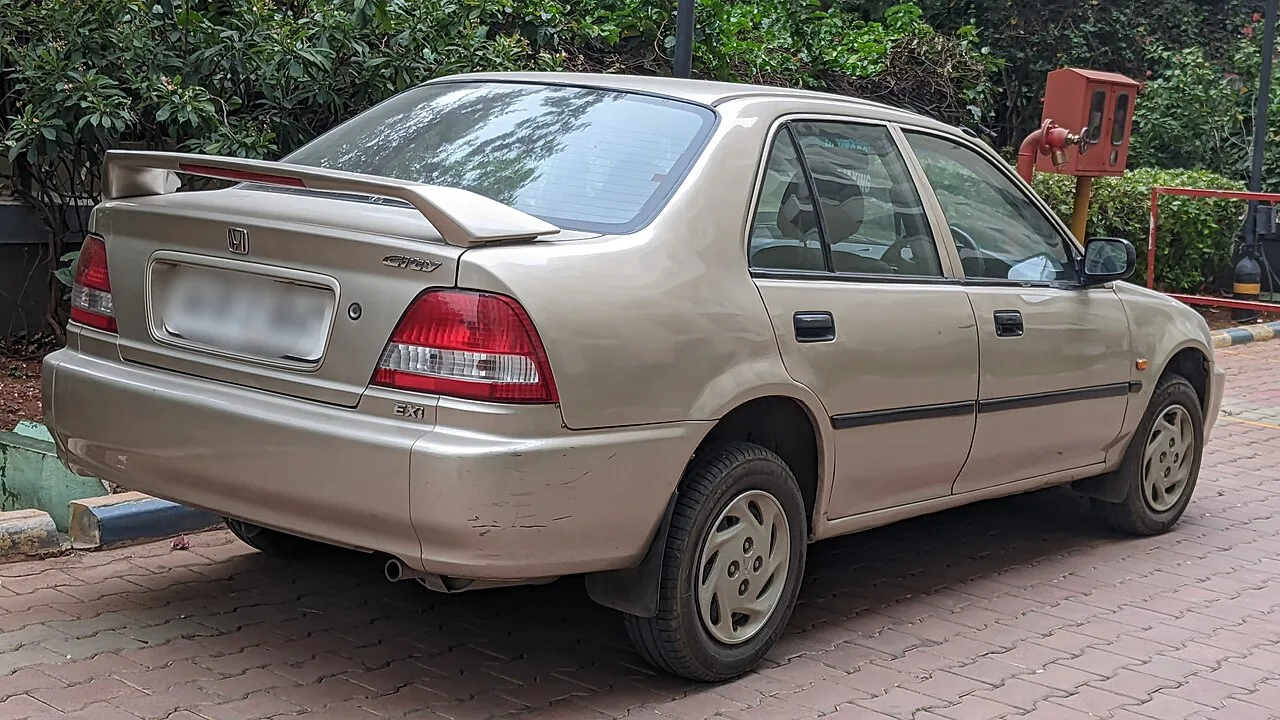 Honda City 3A / SX, rear