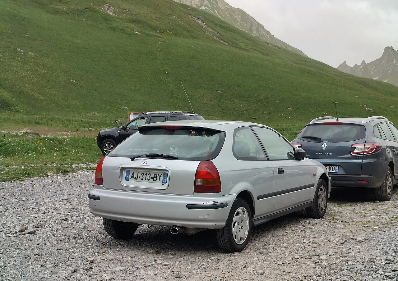 Honda Civic first generation SB1/SG/SH/SE/VB, rear