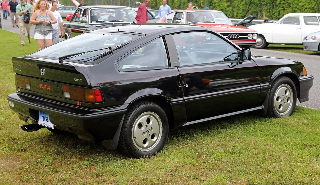 Honda CRX, rear