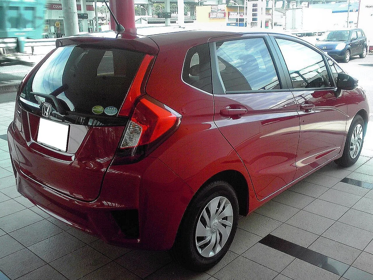 Honda Fit, rear