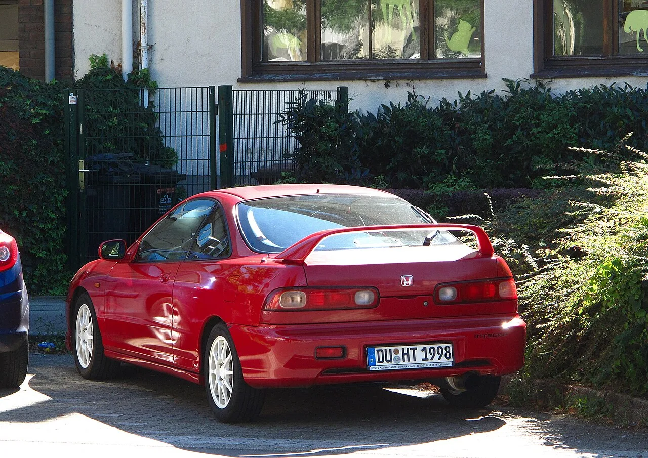 Honda Integra DB6–DB9 / DC1–DC4 third generation, rear