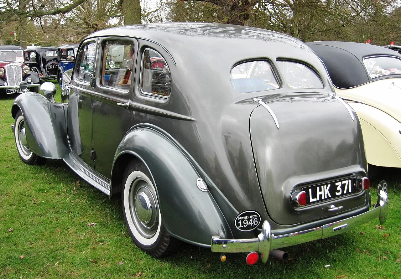Humber Hawk Mk I & II, rear