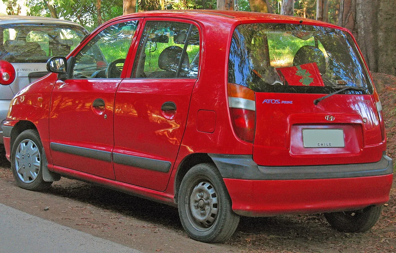 Hyundai Atos, rear