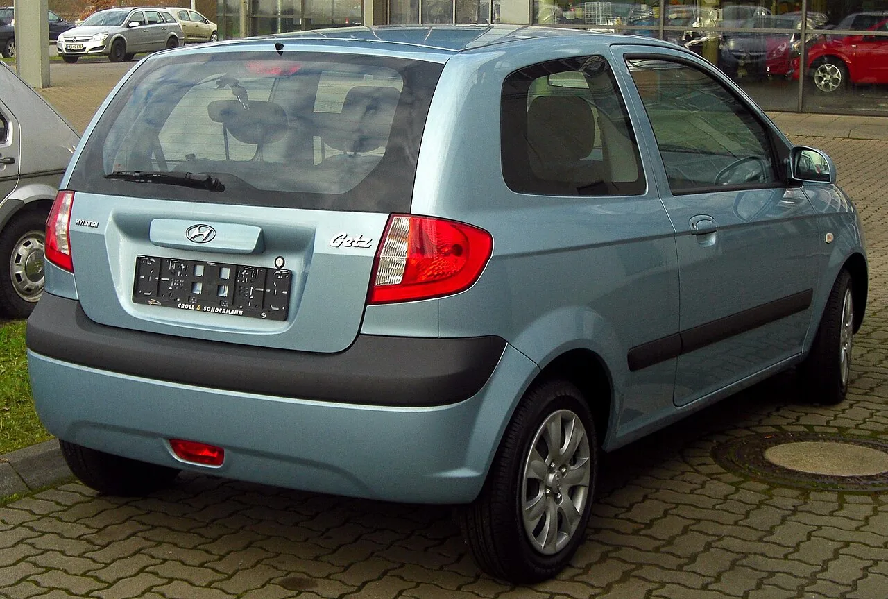 Hyundai Getz TB, rear