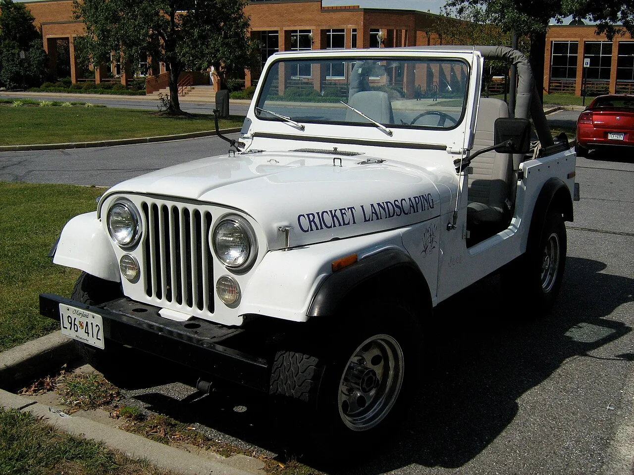 Jeep CJ-3A, rear