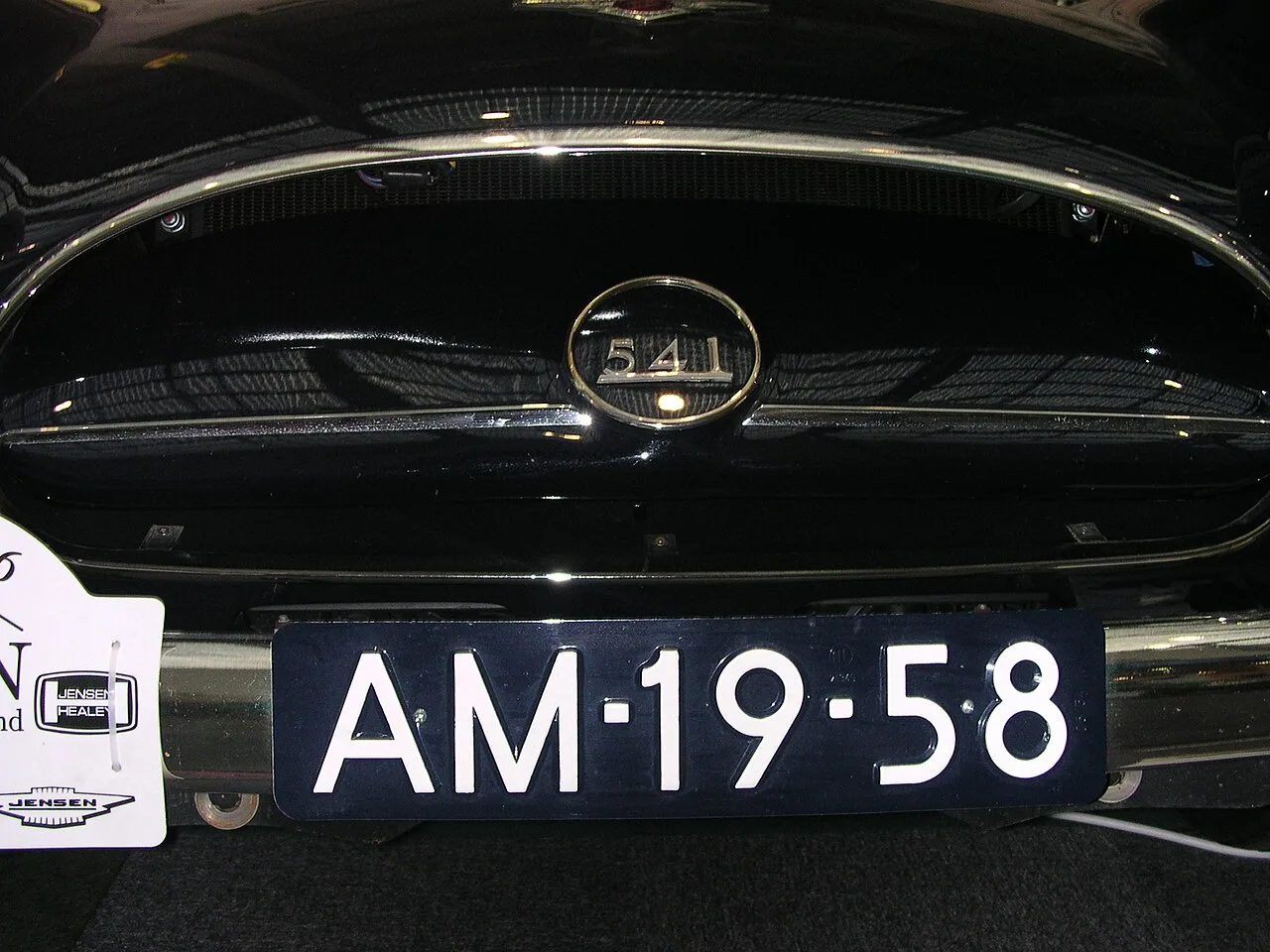 Jensen 541 / 541R / 541S, rear