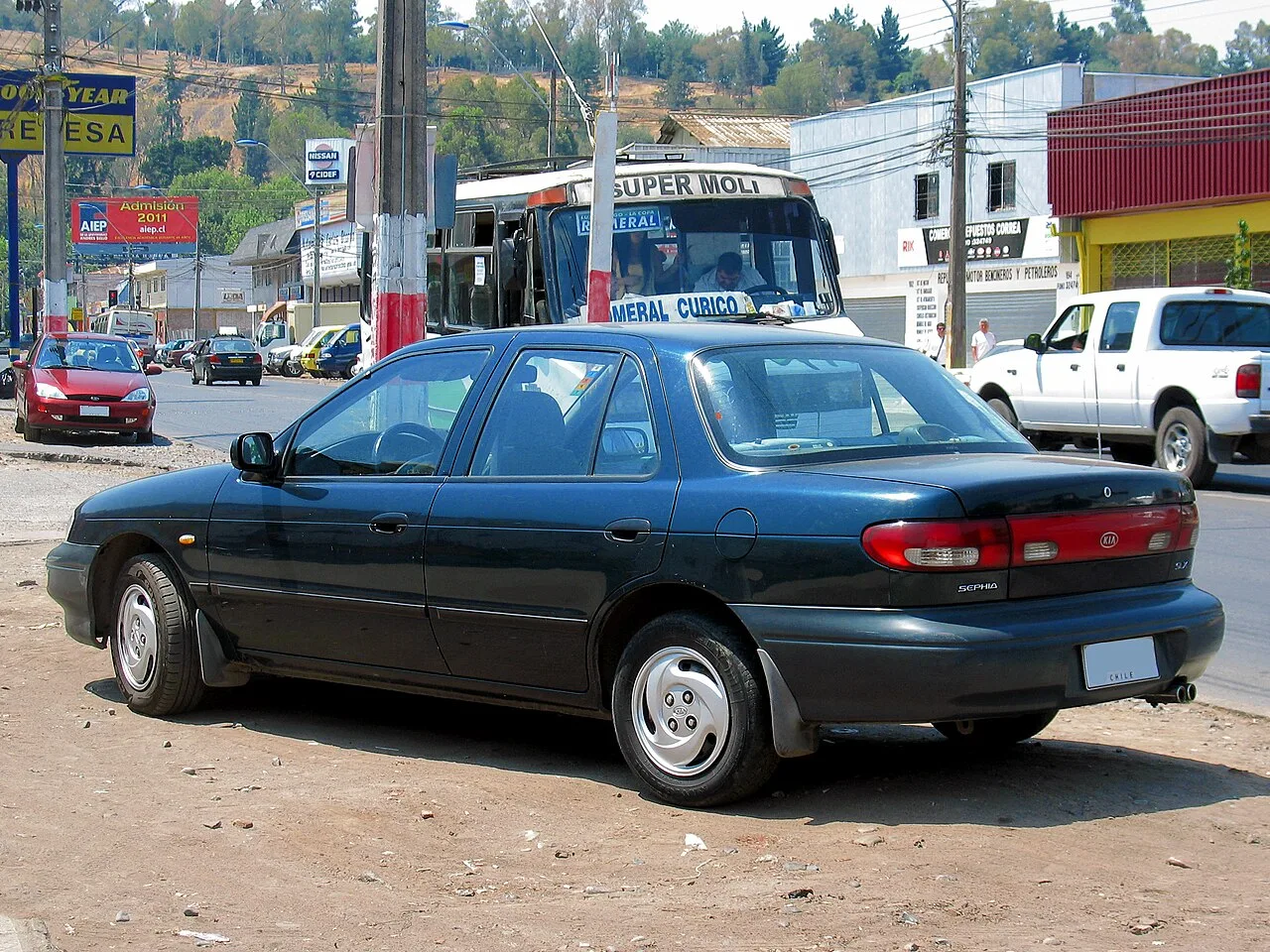 Kia Sephia / Mentor first generation, rear