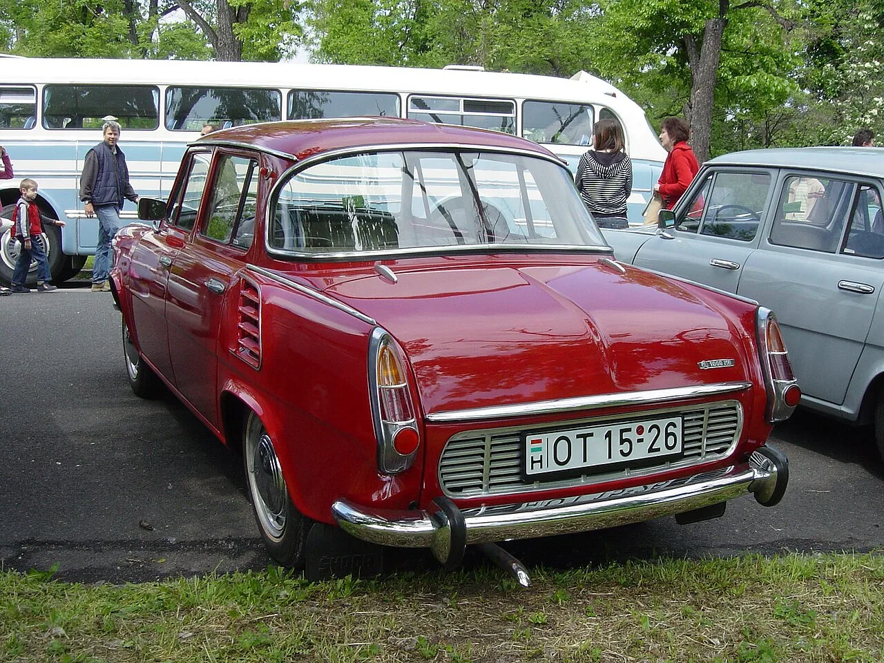 Škoda 1000 MB / 1100 MB, rear