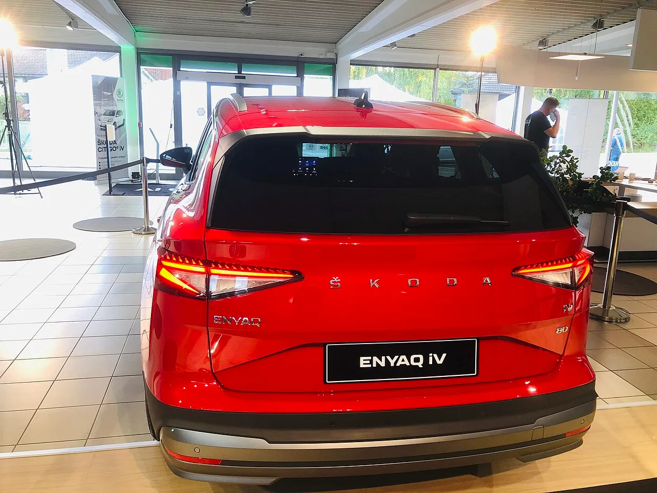 Škoda Enyaq, rear