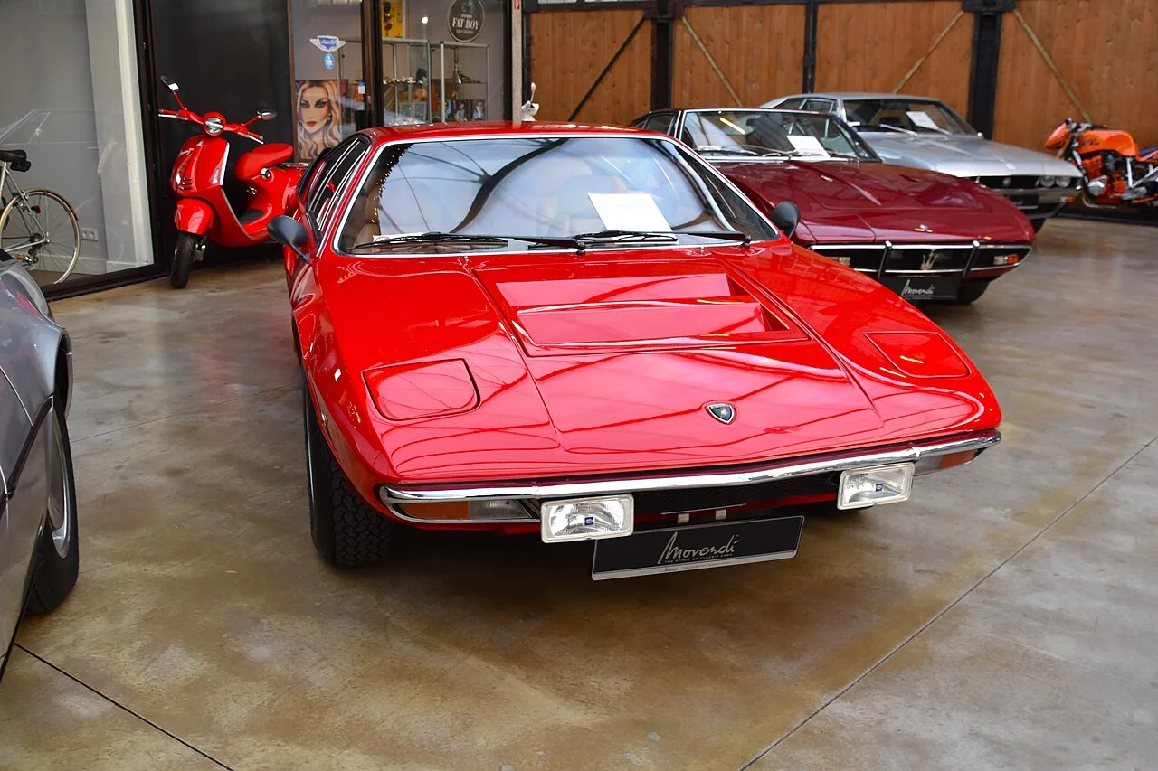 Lamborghini Urraco, rear