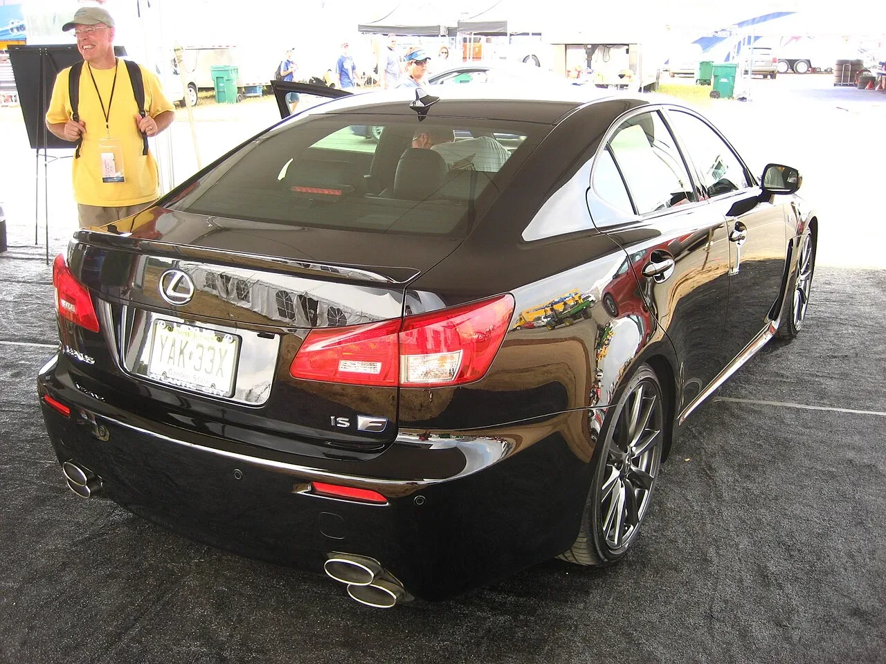 Lexus IS F, rear
