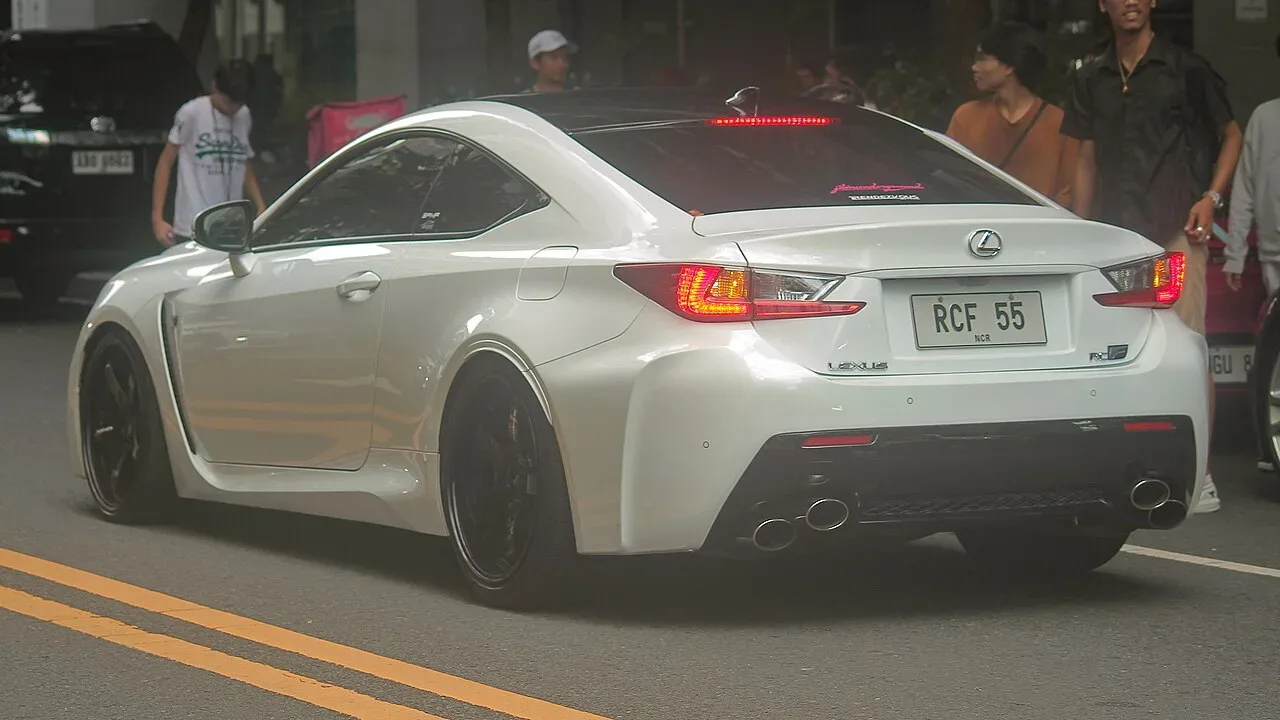 Lexus RC F, rear