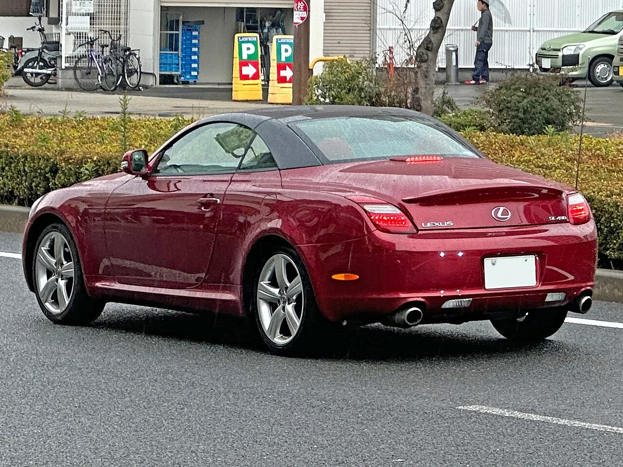 Lexus SC, rear