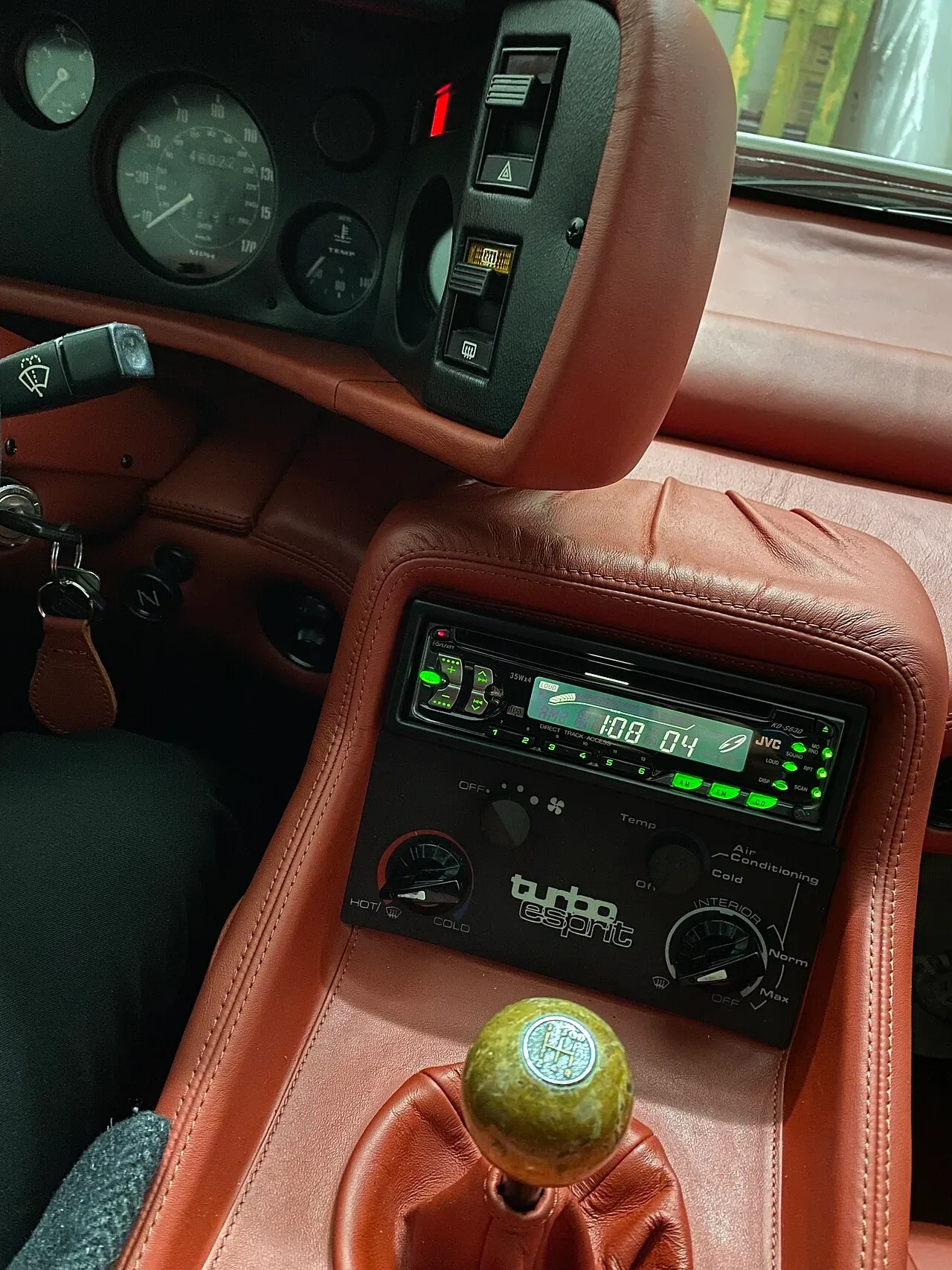 Lotus Esprit, interior