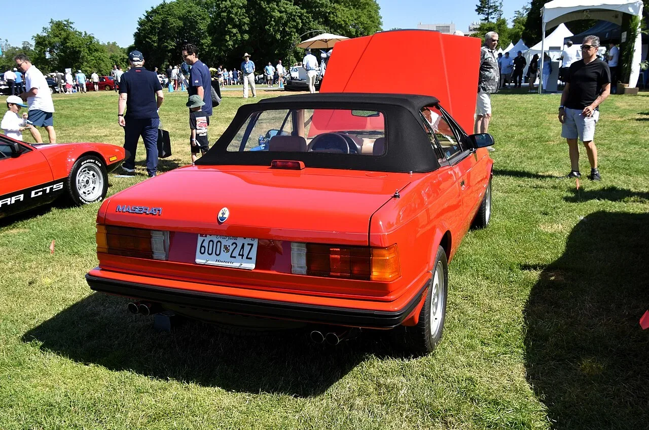 Maserati Spyder, rear