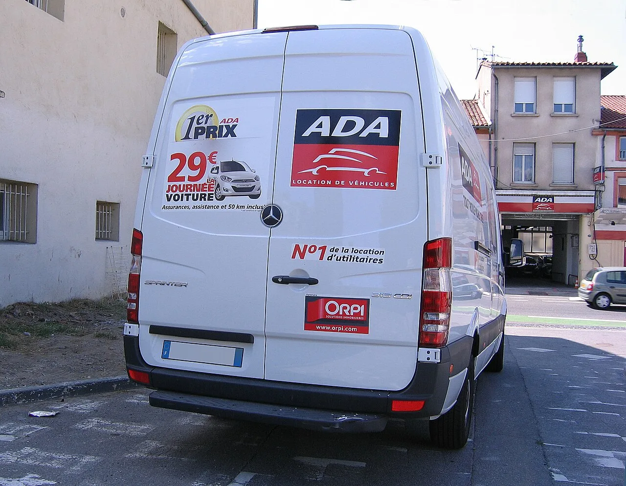 Mercedes-Benz Sprinter, rear