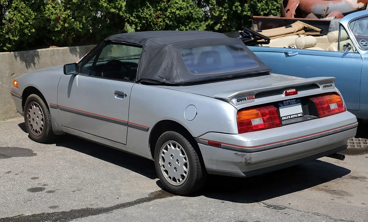 Mercury Capri, rear