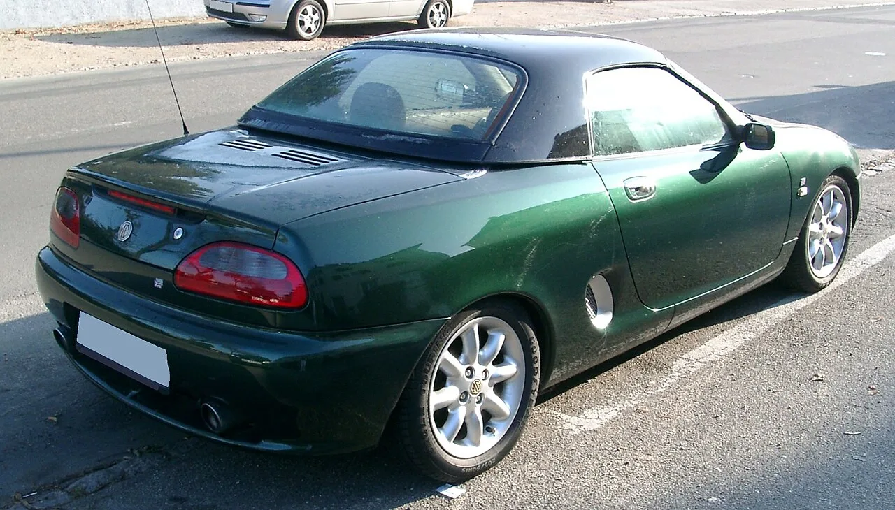 MG F / TF, rear