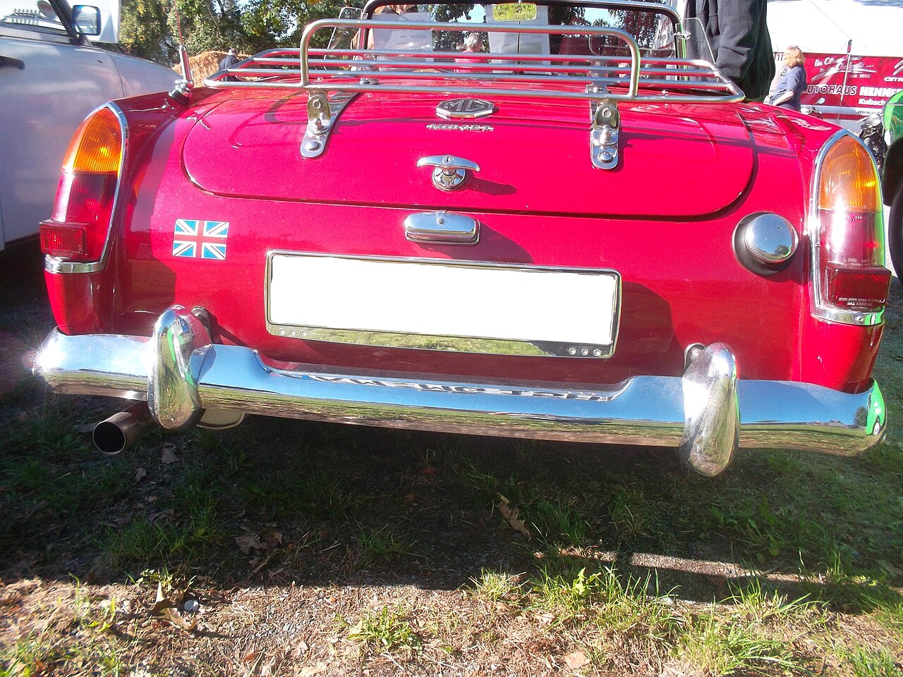 MG Midget, rear