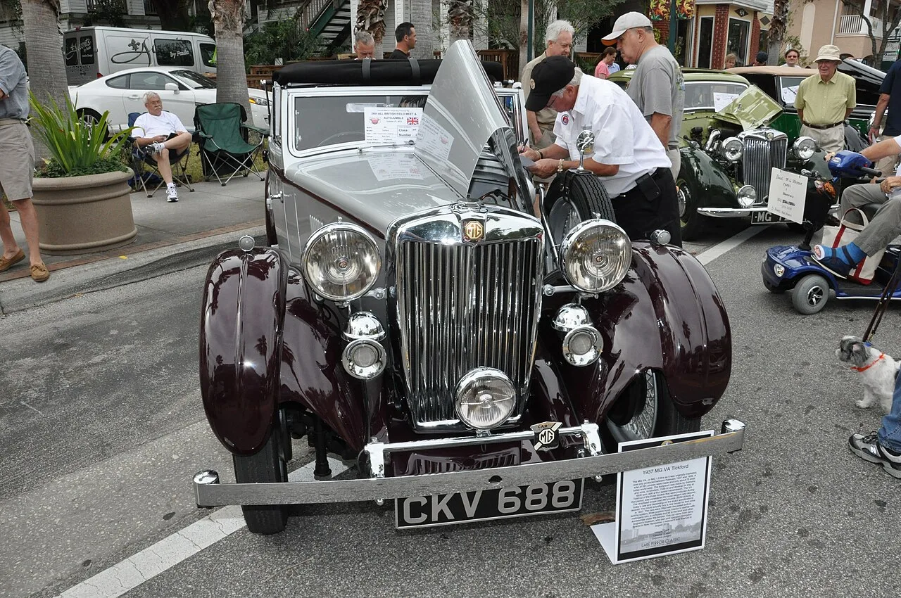 MG VA 1½-litre, interior