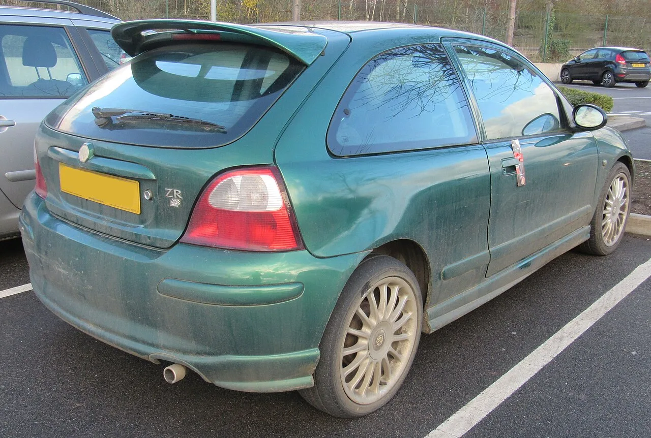 MG ZR, rear