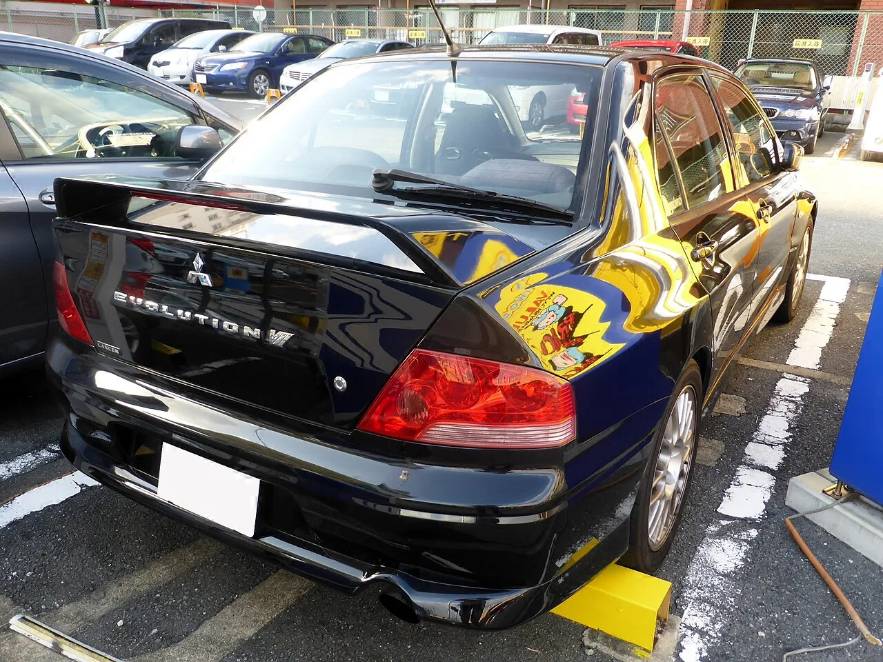 Mitsubishi Lancer Evolution VII, rear