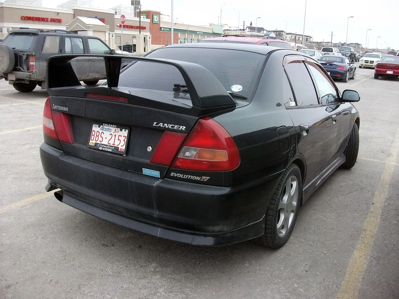 Mitsubishi Lancer Evolution IX, rear