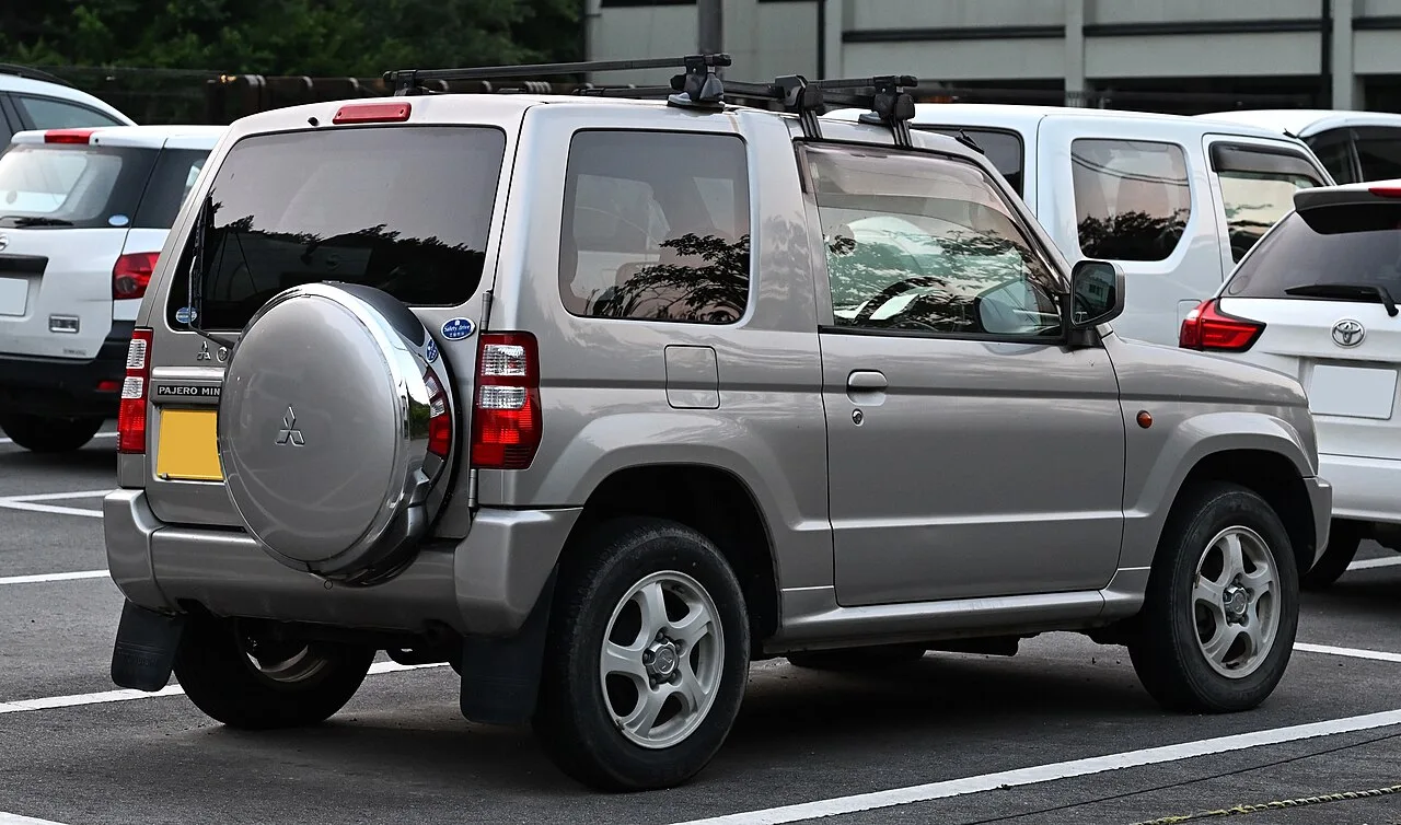 Mitsubishi Pajero Mini H53A / H58A, rear