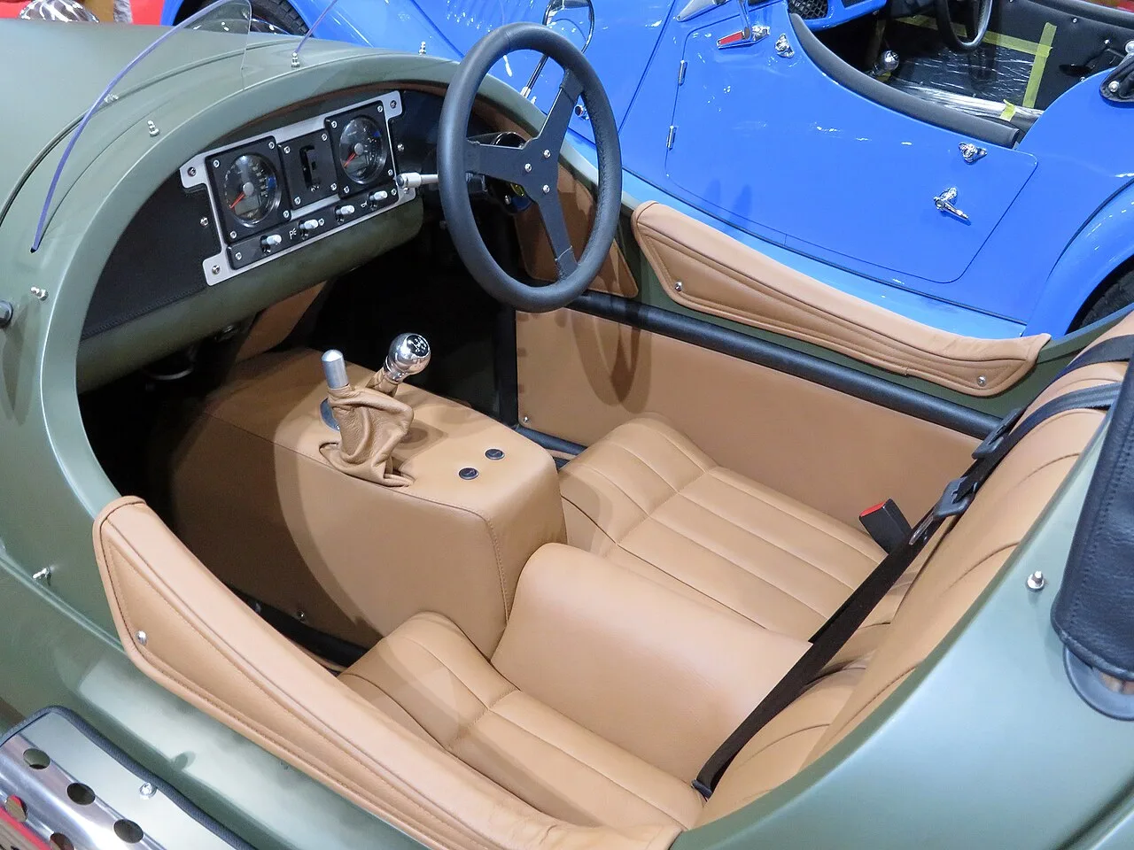 Morgan 3 Wheeler, interior