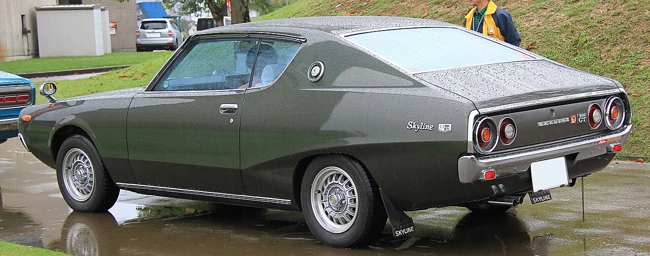 Nissan Skyline C110 "Ken & Mary" fourth generation, rear