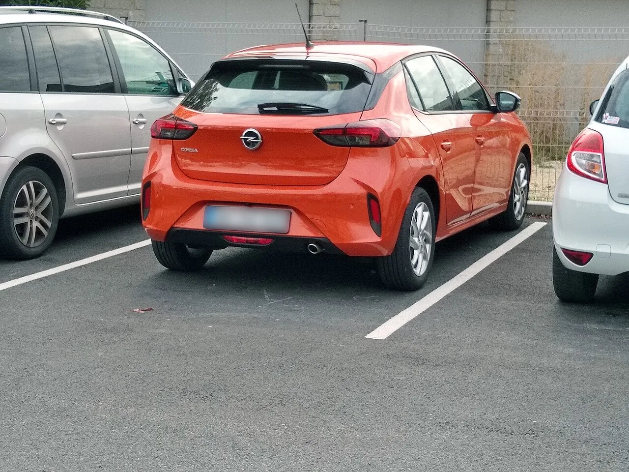 Opel Corsa F, rear