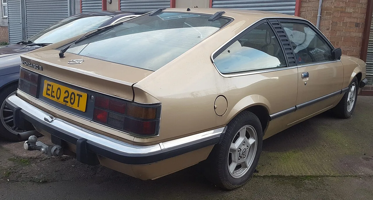 Opel Monza, rear