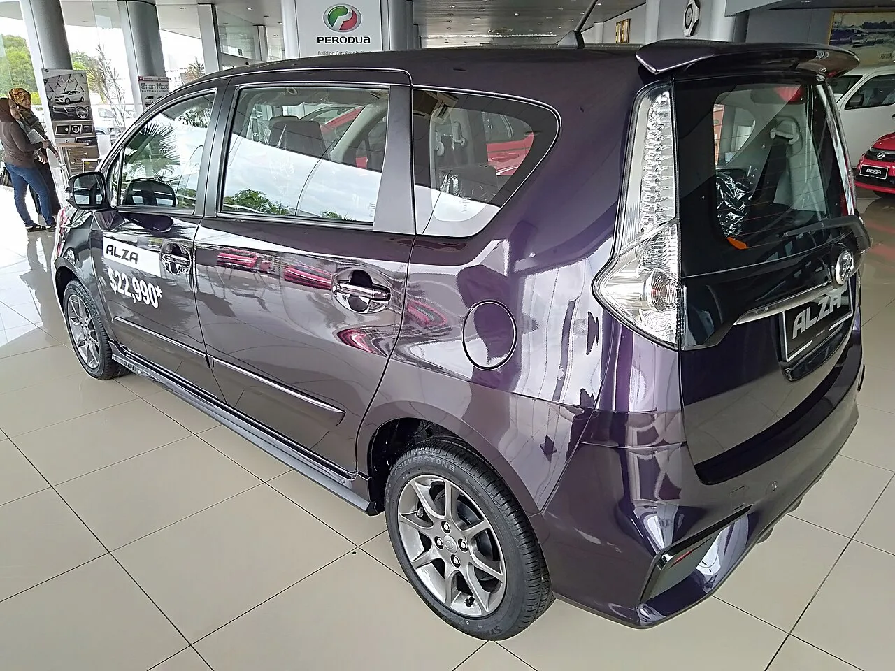 Perodua Alza first generation, rear