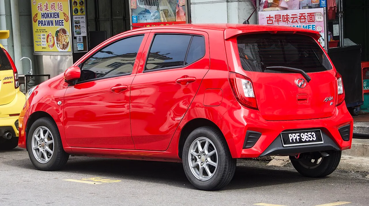 Perodua Axia first generation, rear