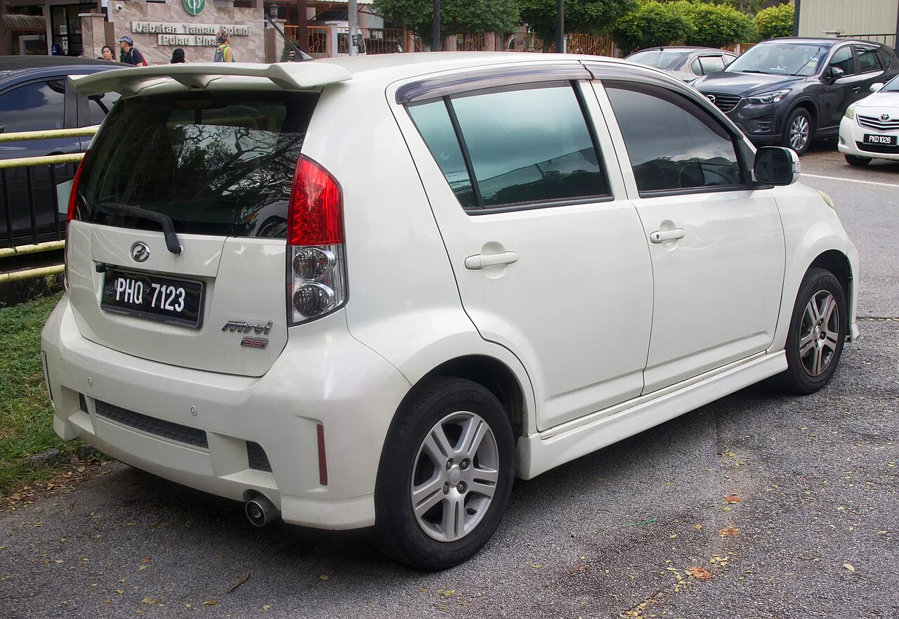 Perodua Myvi first generation, rear