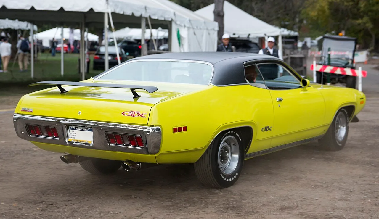 Plymouth GTX, rear
