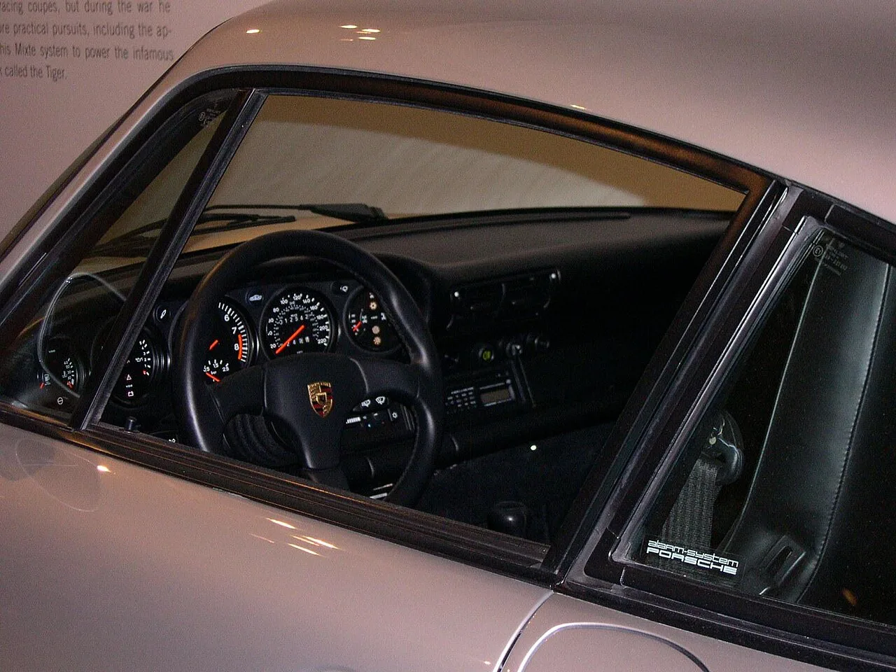 Porsche 959, interior