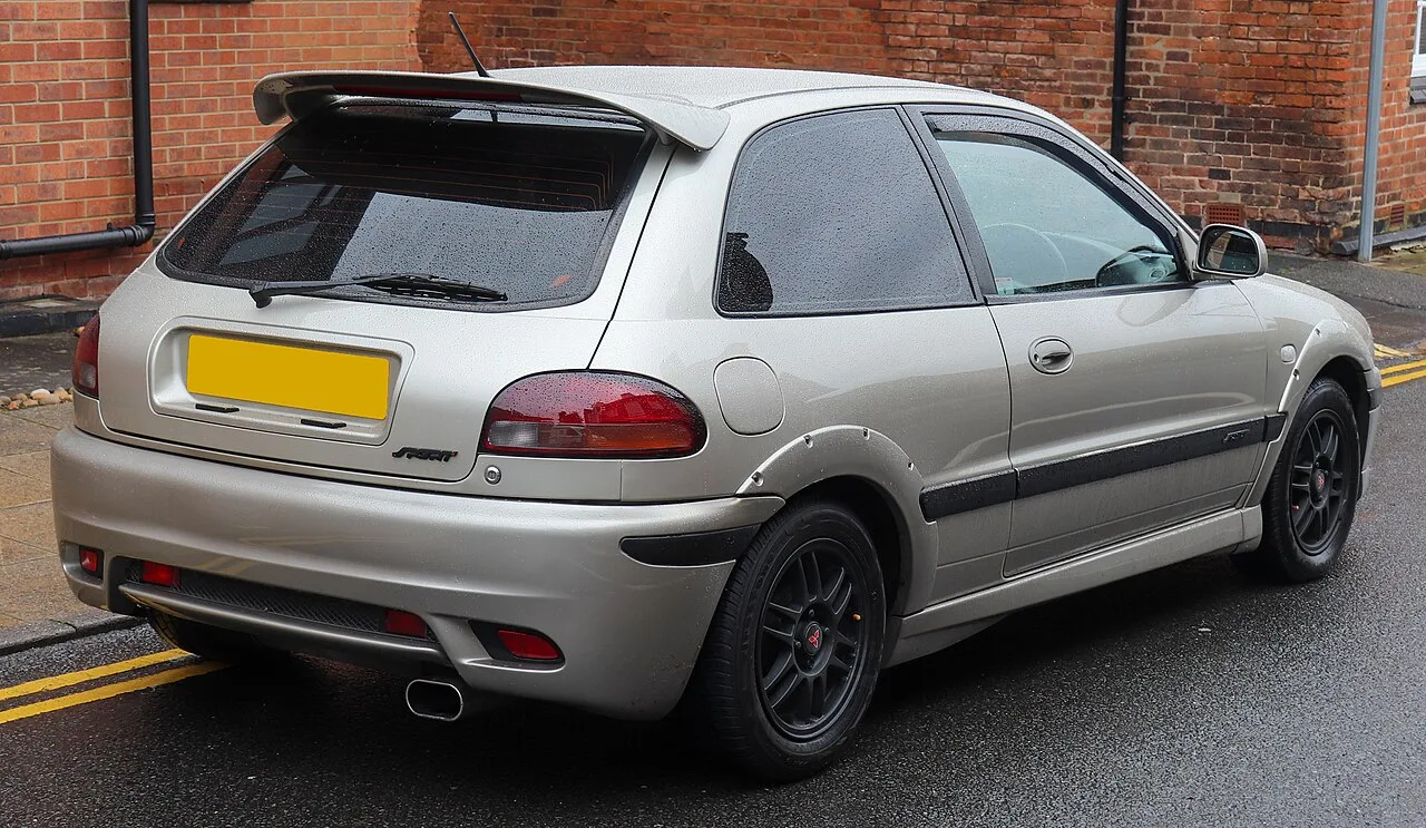 Proton Satria first generation, rear