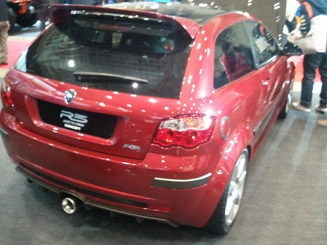 Proton Satria Neo, rear