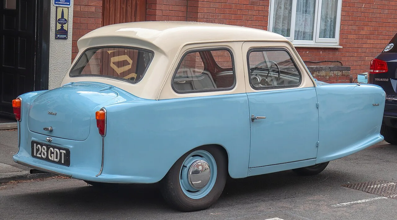 Reliant Regal Mk I–VI, rear