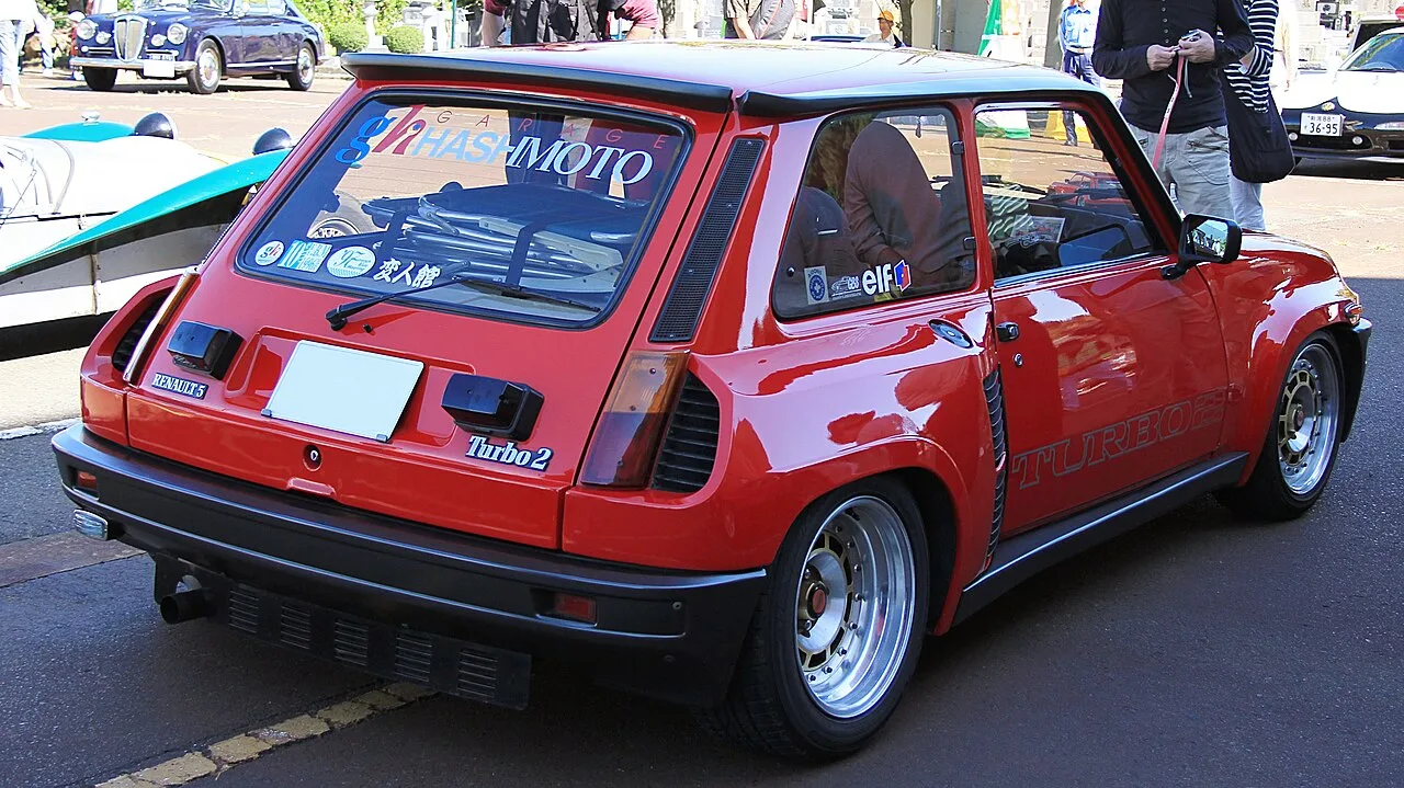Renault 5 Turbo, rear