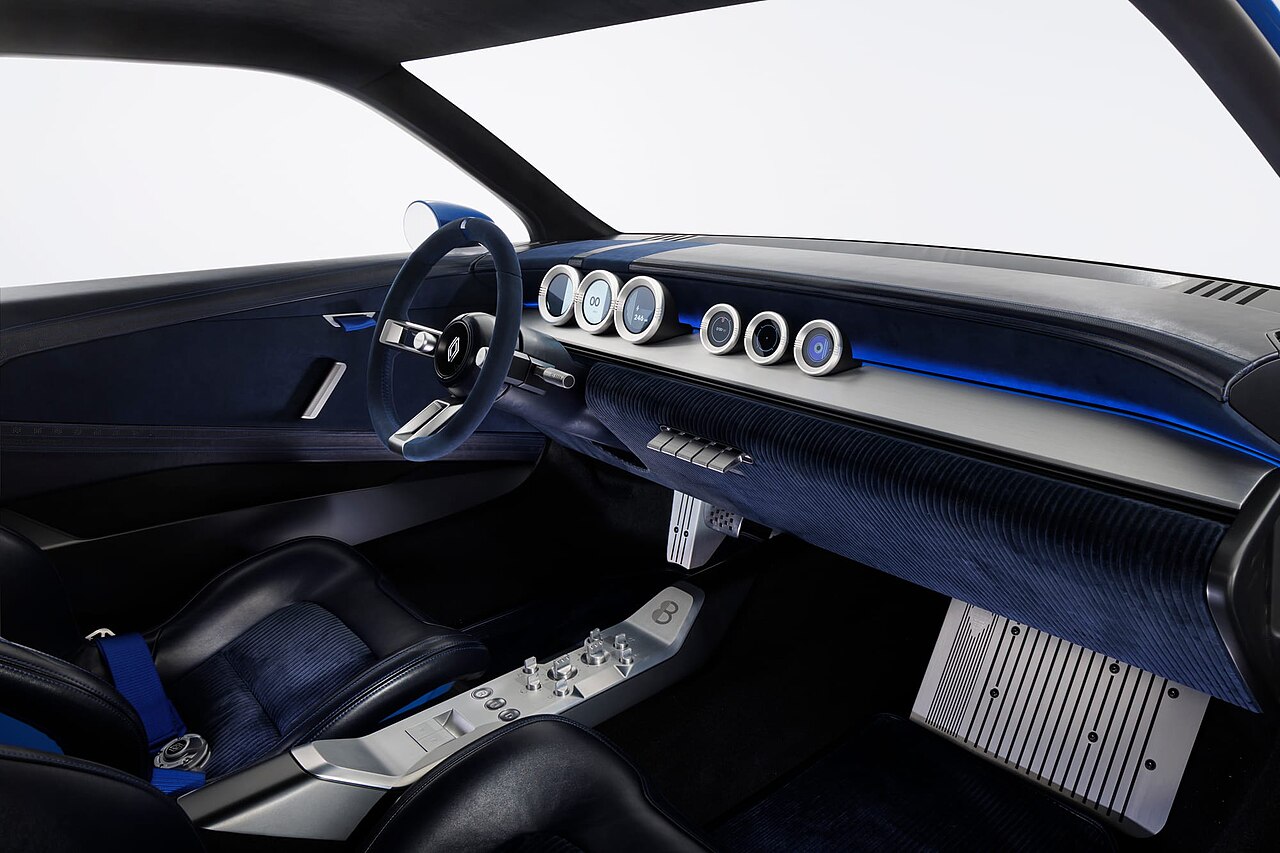 Renault 8, interior