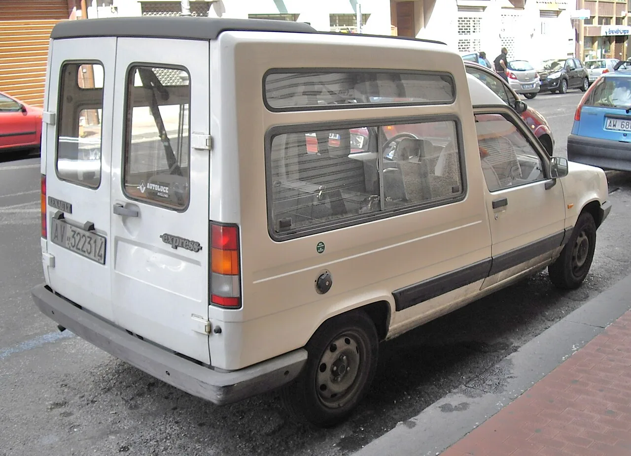 Renault Express / Extra / Rapid, rear