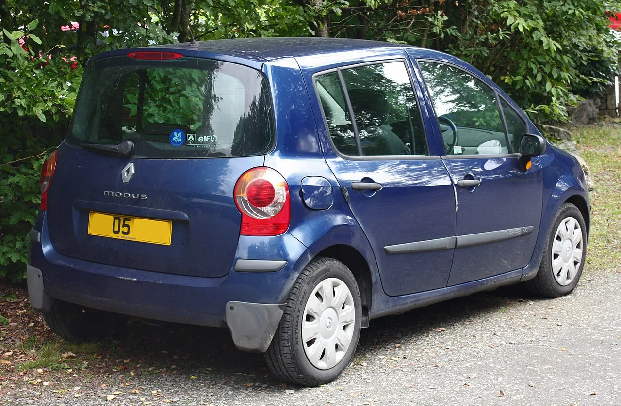 Renault Modus, rear