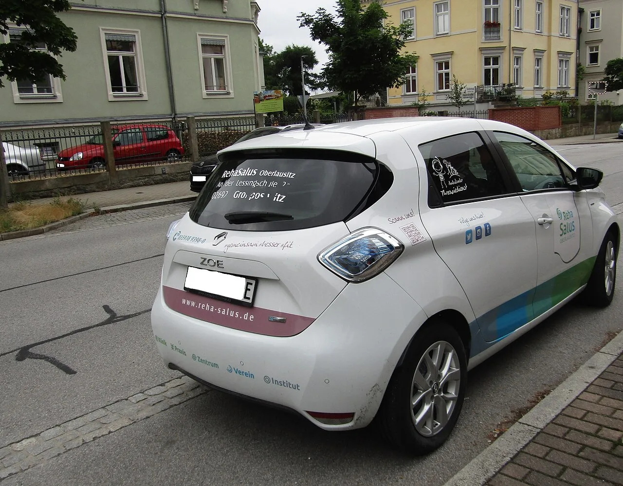 Renault Zoe, side
