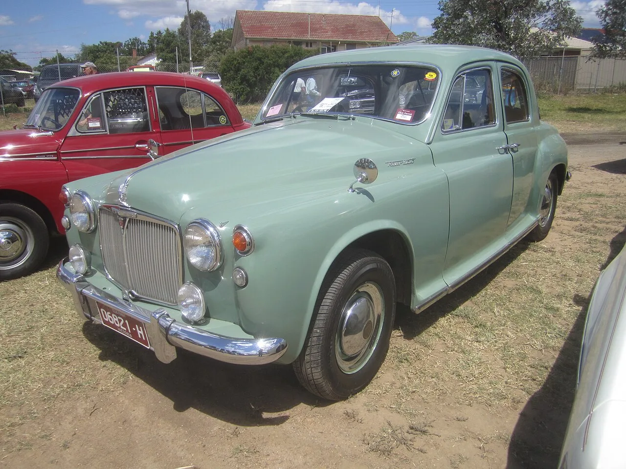 Rover P4, rear