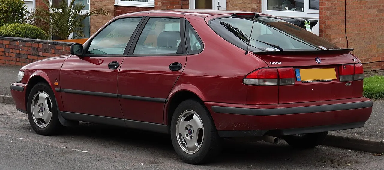 Saab 9-3, rear