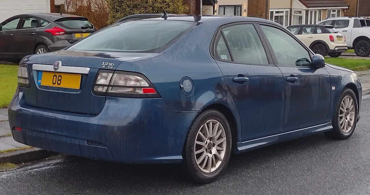 Saab 9-3, rear