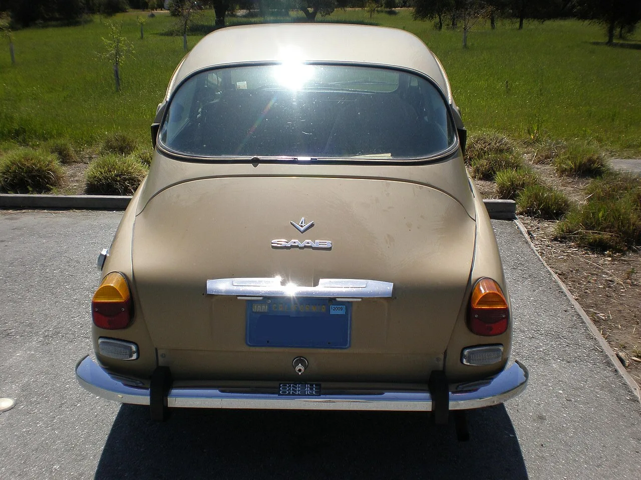 Saab 96 V4, rear