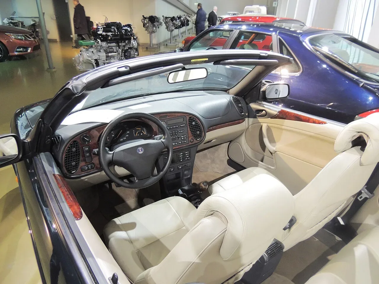Saab Convertible, interior